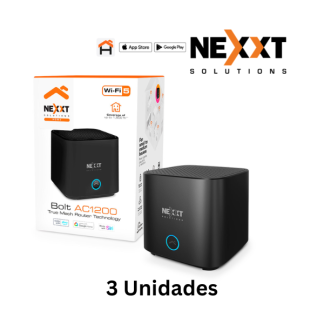 Nexxt Bolt AC1200 True Mesh Router (Pack 3 unidades)