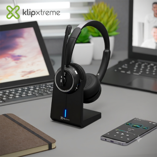 Klip Xtreme DuoCOM Auriculares para trabajo y estudio