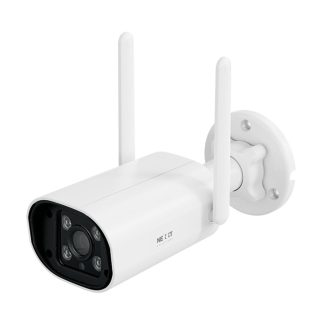 Nexxt Cámara Inteligente Wi-Fi 2K+ para Exteriores con Reflector