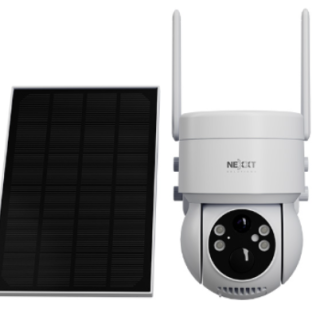 Nexxt Cámara PTZ Solar Wi-Fi para Exteriores 2K QHD