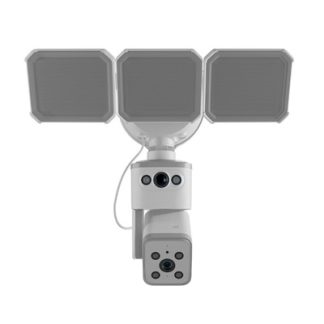 Nexxt Cámara con Reflector Wi-Fi Doble Lente PTZ 2K para Exteriores